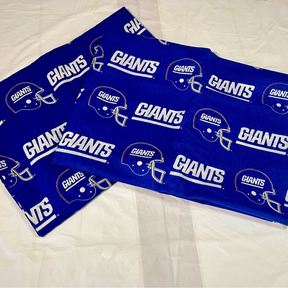 2 Pieces of Licensed New York Giants Cotton Fabric - Picture 6 of 6